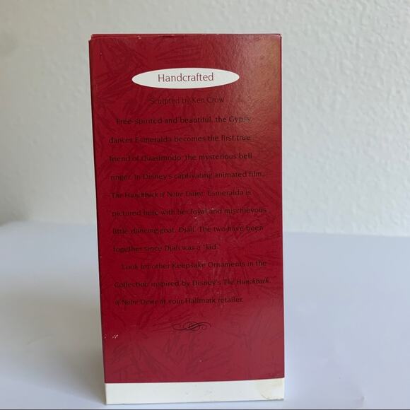 NEW 1996 Disney Hallmark Esmeralda Ornament - Picture 12 of 12